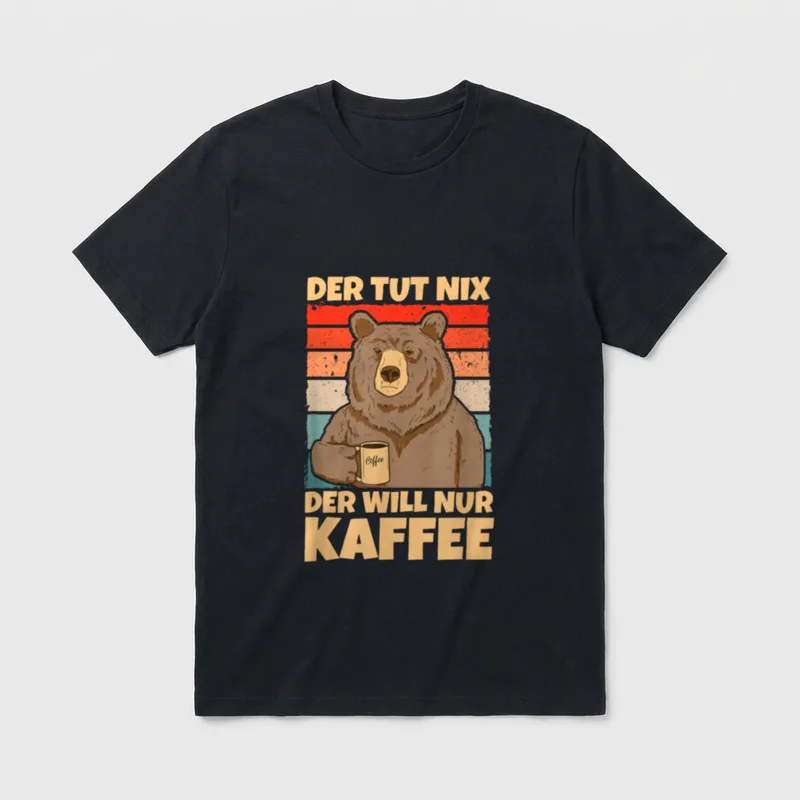 Der tut nix Büro & Kollegen T-Shirt – Klassisches T-Shirt in Schwarz