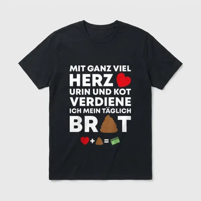 Altenpfleger Spruch Beruf Pflegekraft T-Shirt – Klassisches T-Shirt in Schwarz