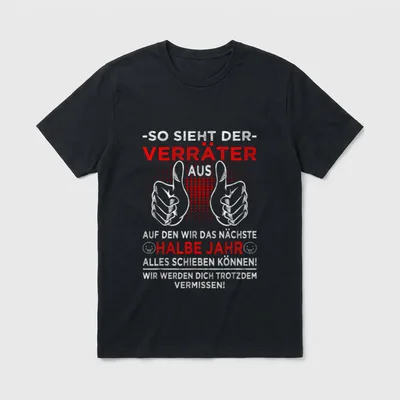 Zum Abschied lustiger Jobwechsel T-Shirt – Klassisches T-Shirt in Schwarz