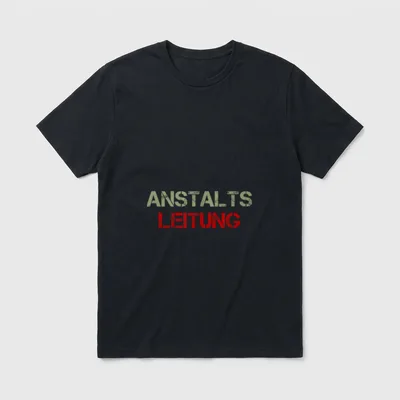 Anstaltsleitung Lehrer Chef Vorgesetzter T-Shirt – Klassisches T-Shirt in Schwarz