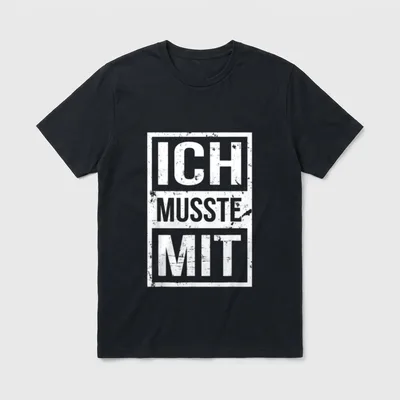 Büro Humor Sarkasmus Ich Musste T-Shirt – Klassisches T-Shirt in Schwarz