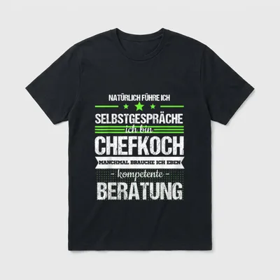 Chefkoch Koch Hobbykoch Beruf T-Shirt – Klassisches T-Shirt in Schwarz