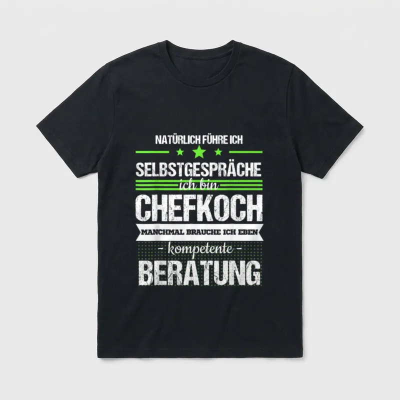 Chefkoch Koch Hobbykoch Beruf T-Shirt – Klassisches T-Shirt in Schwarz