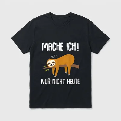 Fun Job Arbeit Sprüche Faulenzer T-Shirt – Klassisches T-Shirt in Schwarz