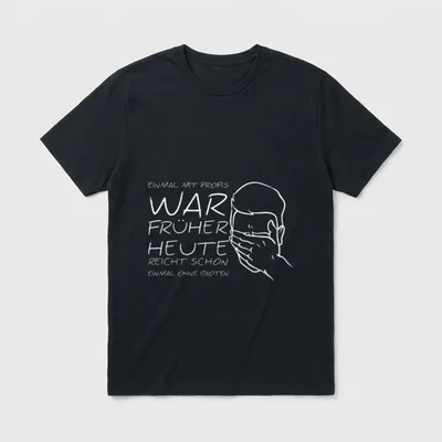 Einmal mit Profis war Büro & Kollegen T-Shirt – Klassisches T-Shirt in Schwarz