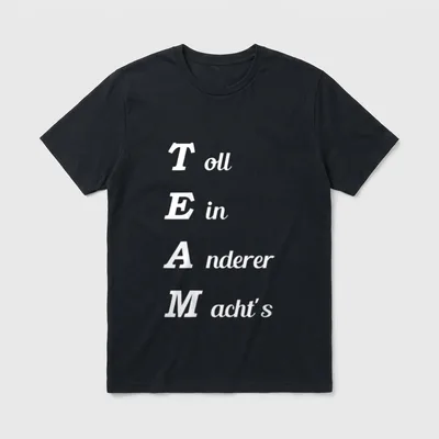 TEAM Toll Ein Anderer Büro & Kollegen T-Shirt – Klassisches T-Shirt in Schwarz