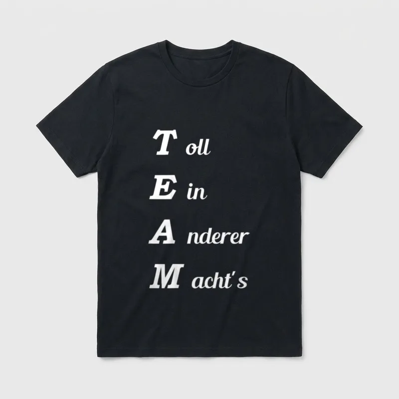 TEAM Toll Ein Anderer Büro & Kollegen T-Shirt – Klassisches T-Shirt in Schwarz