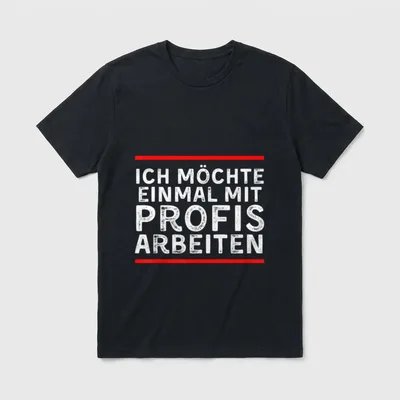 Handwerker Maler Bauleiter Spruch T-Shirt – Klassisches T-Shirt in Schwarz