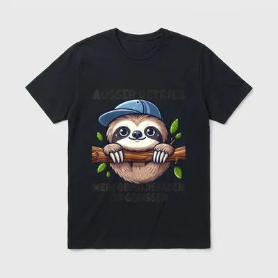 Außer Betrieb I Büro T-Shirt – Klassisches T-Shirt in Schwarz