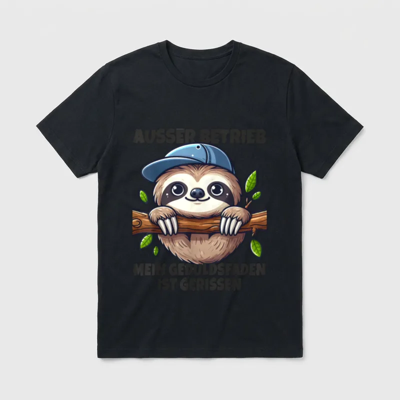 Außer Betrieb I Büro T-Shirt – Klassisches T-Shirt in Schwarz