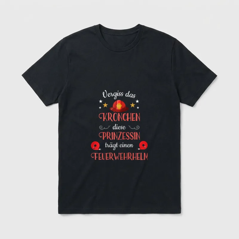 Bester Feuerwehrmann Sprüche T-Shirt – Klassisches T-Shirt in Schwarz