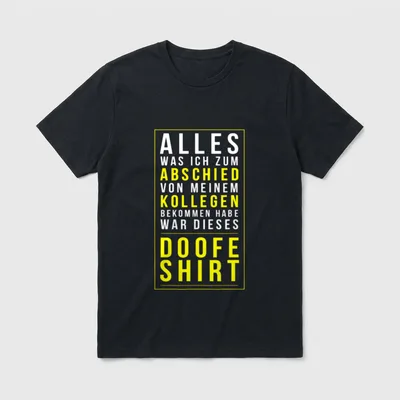 Kollegen Jobwechsel Mitarbeiter Spruch T-Shirt – Klassisches T-Shirt in Schwarz