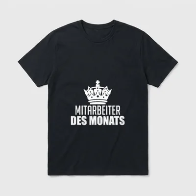 Mitarbeiter Des Monats Lustiges T-Shirt – Klassisches T-Shirt in Schwarz
