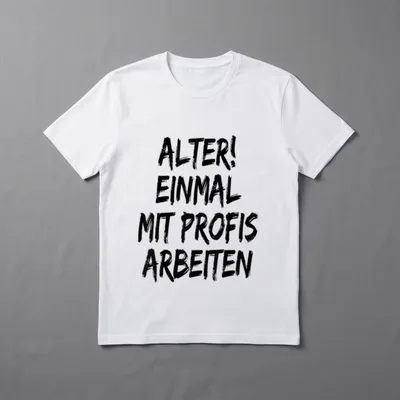 Spruch für Kollegen T-Shirt – Klassisches T-Shirt in Schwarz