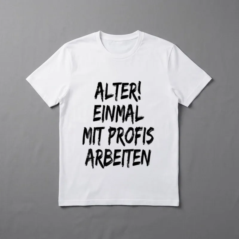 Spruch für Kollegen T-Shirt – Klassisches T-Shirt in Schwarz