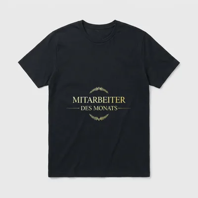 Mitarbeiter des Monats Lustiges Büro & Kollegen T-Shirt – Klassisches T-Shirt in Schwarz