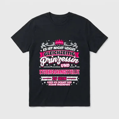 Lustiges Steuerfachangestellte Kollegin T-Shirt – Klassisches T-Shirt in Schwarz