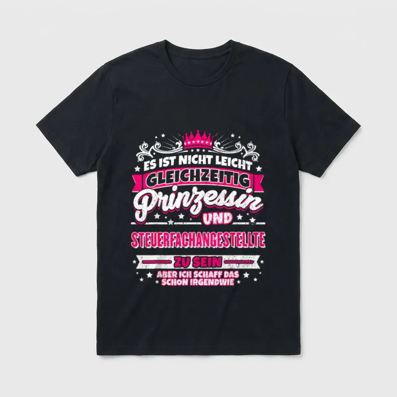 Lustiges Steuerfachangestellte Kollegin T-Shirt – Klassisches T-Shirt in Schwarz