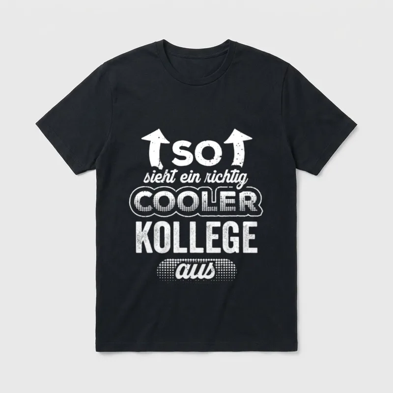 So Sieht Ein Richtig Büro & Kollegen T-Shirt – Klassisches T-Shirt in Schwarz