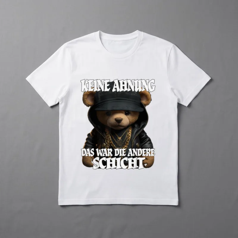 Kollege Schicht T-Shirt – Klassisches T-Shirt in Schwarz