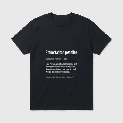 Beruf Sprüche Job Definition T-Shirt – Klassisches T-Shirt in Schwarz