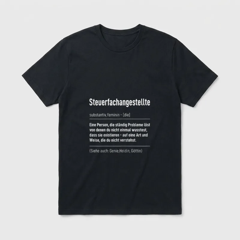 Beruf Sprüche Job Definition T-Shirt – Klassisches T-Shirt in Schwarz