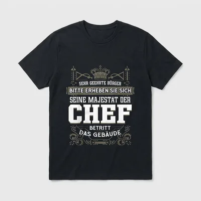 Chef Geschenk-Idee Lustiger Spruch