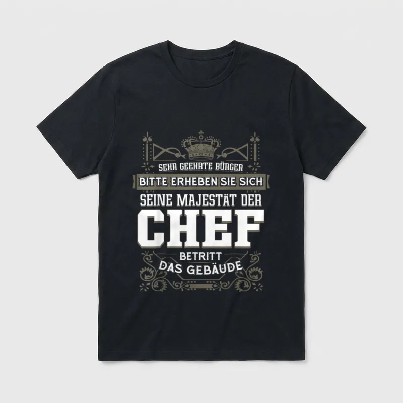Chef Geschenk-Idee Lustiger Spruch