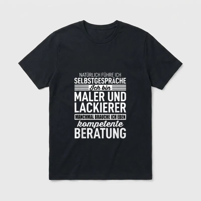 Lackierer Kollege Witziger Malermeister T-Shirt – Klassisches T-Shirt in Schwarz