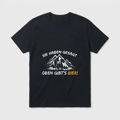 Sie haben gesagt Oben T-Shirt – Klassisches T-Shirt in Schwarz