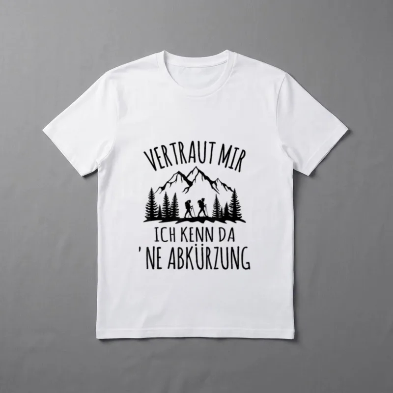 Vertraut Mir ich Kenn T-Shirt – Klassisches T-Shirt in Schwarz