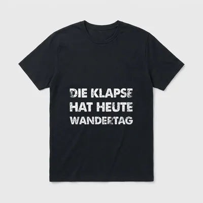 Lustiger Spruch Die Klapse T-Shirt – Klassisches T-Shirt in Schwarz