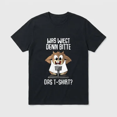 Lustiger Spruch für Übergewichtige T-Shirt – Klassisches T-Shirt in Schwarz
