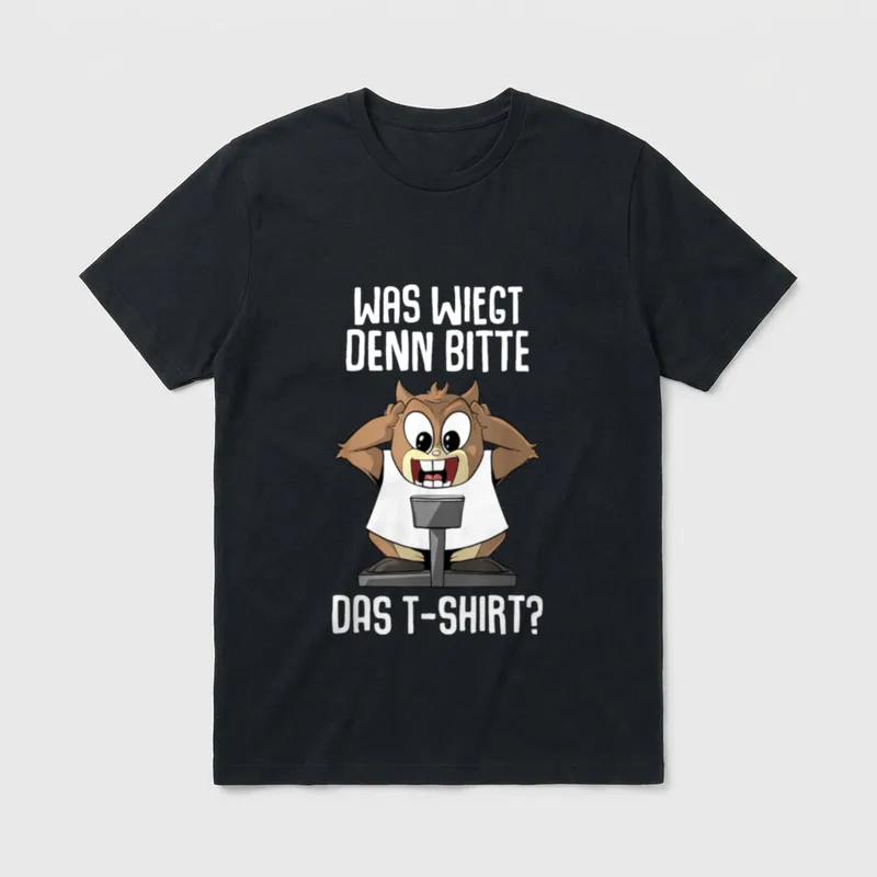 Lustiger Spruch für Übergewichtige T-Shirt – Klassisches T-Shirt in Schwarz