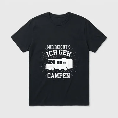 T-Shirt Mir Reichts Ich Geh Wandern – Klassisches T-Shirt in Schwarz