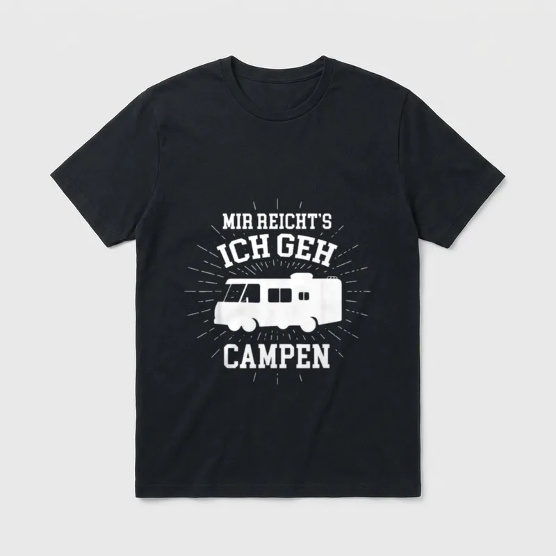 T-Shirt Mir Reichts Ich Geh Wandern – Klassisches T-Shirt in Schwarz