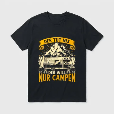 Wohnmobil Fahrer Spruch T-Shirt – Klassisches T-Shirt in Schwarz