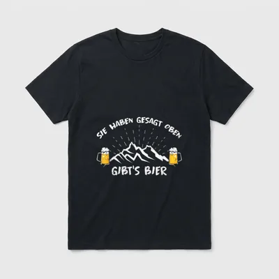Wandern Sie Haben Gesagt T-Shirt – Klassisches T-Shirt in Schwarz