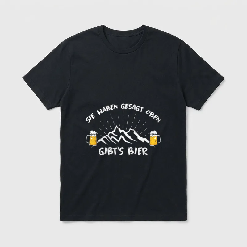 Wandern Sie Haben Gesagt T-Shirt – Klassisches T-Shirt in Schwarz