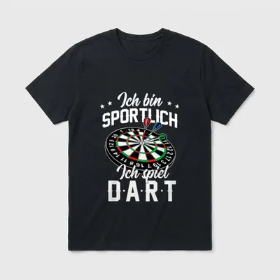 Dart Lustig Männer Darter T-Shirt – Klassisches T-Shirt in Schwarz
