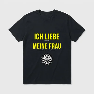Ich Liebe Meine Frau T-Shirt – Klassisches T-Shirt in Schwarz