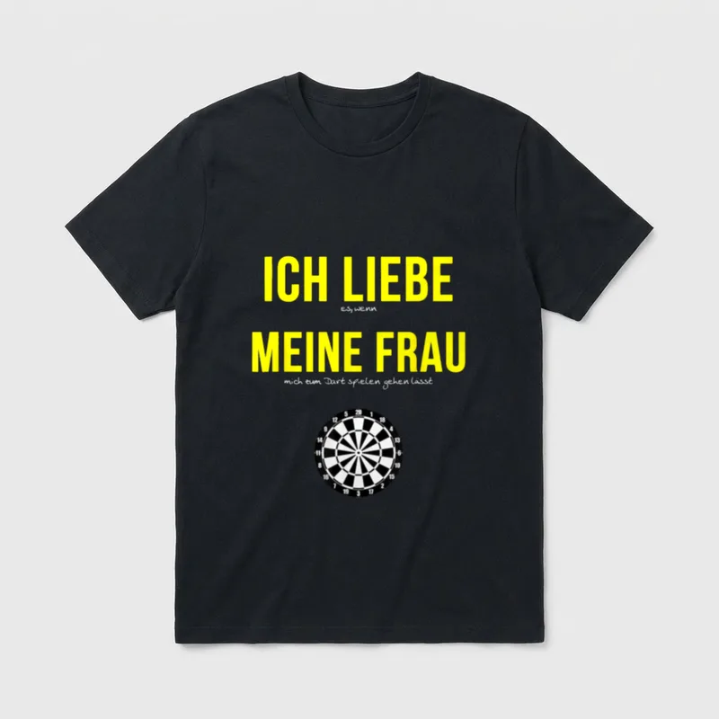 Ich Liebe Meine Frau T-Shirt – Klassisches T-Shirt in Schwarz