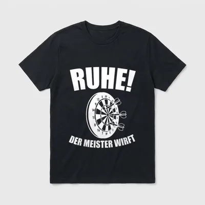 Dart Lustig Darts Outfit Dartspieler T-Shirt – Klassisches T-Shirt in Schwarz
