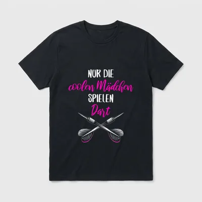 Nur die coolen Mädchen T-Shirt – Klassisches T-Shirt in Schwarz