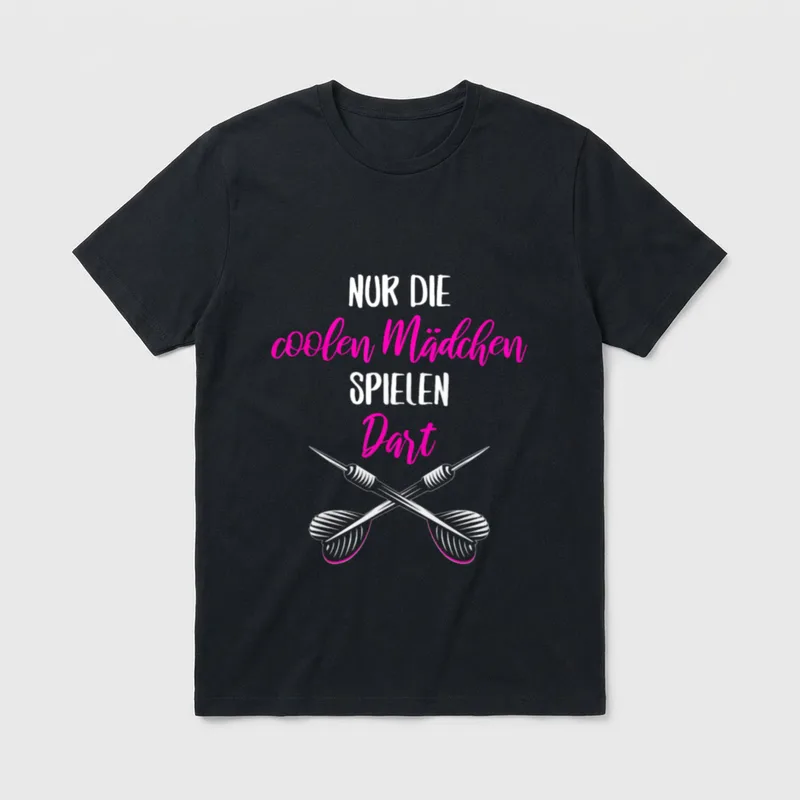 Nur die coolen Mädchen T-Shirt – Klassisches T-Shirt in Schwarz