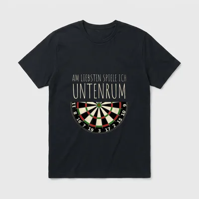 Am Liebsten Spiele Ich Untenrum T-Shirt – Klassisches T-Shirt in Schwarz