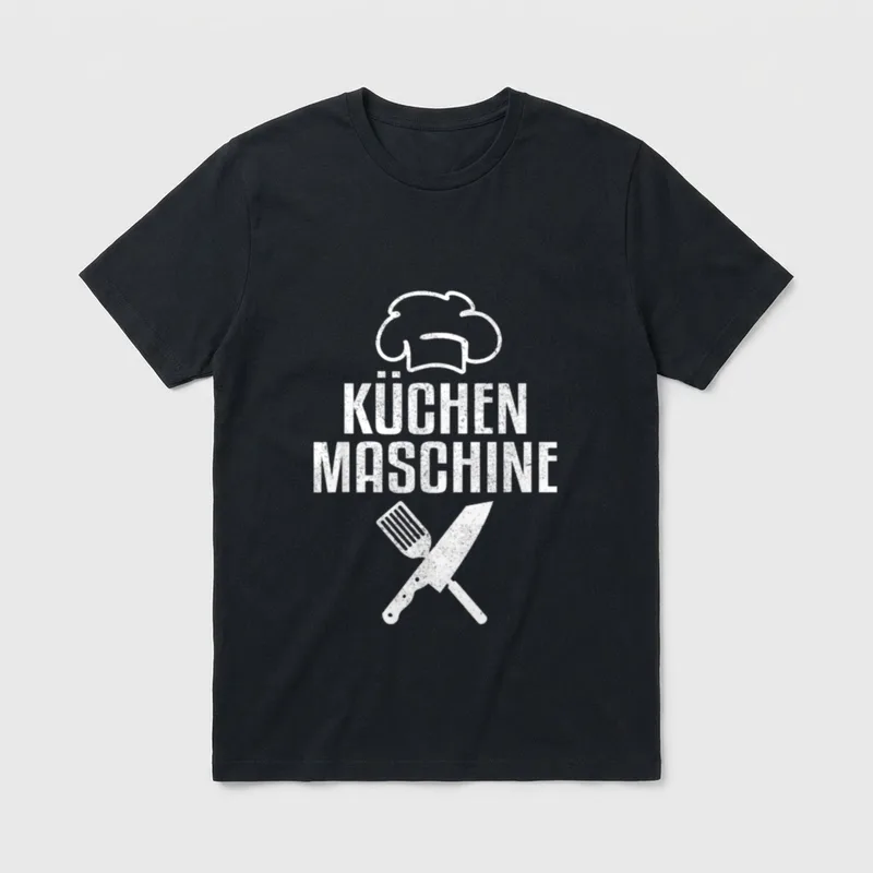 Küchen Maschine! Lustiger Aufdruck T-Shirt – Klassisches T-Shirt in Schwarz
