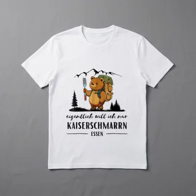 Eigentlich will ich nur T-Shirt – Klassisches T-Shirt in Schwarz