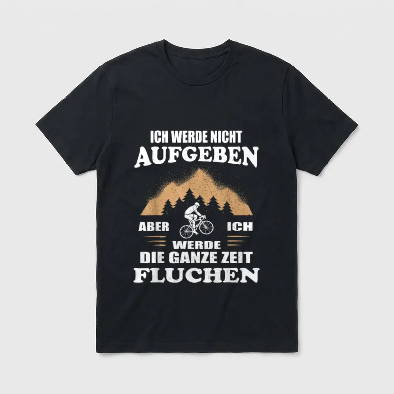 Fahrradfahrer Spruch Lustig Bike T-Shirt – Klassisches T-Shirt in Schwarz