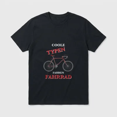 Fahrrad Spruch Lustig Fahrradfahrer T-Shirt – Klassisches T-Shirt in Schwarz